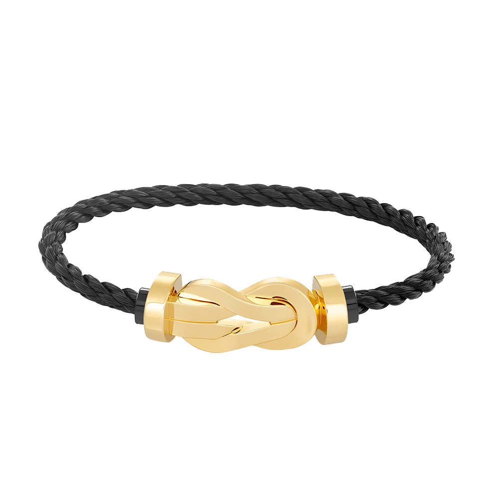[MIRA]CHANCE LARGE 8 FIGURE BUCKLE NO DIAMOND BRACELET GOLD