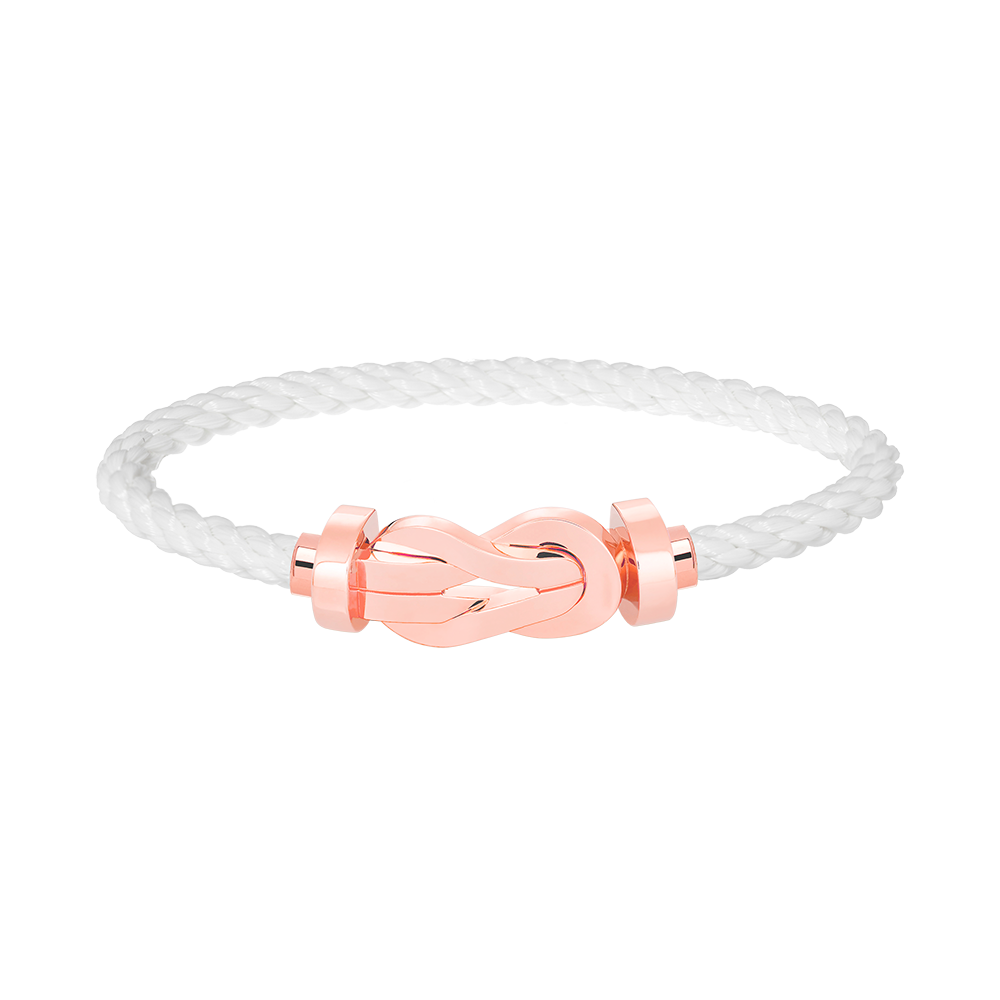 [MIRA]CHANCE LARGE 8 FIGURE BUCKLE NO DIAMOND BRACELET ROSE GOLD