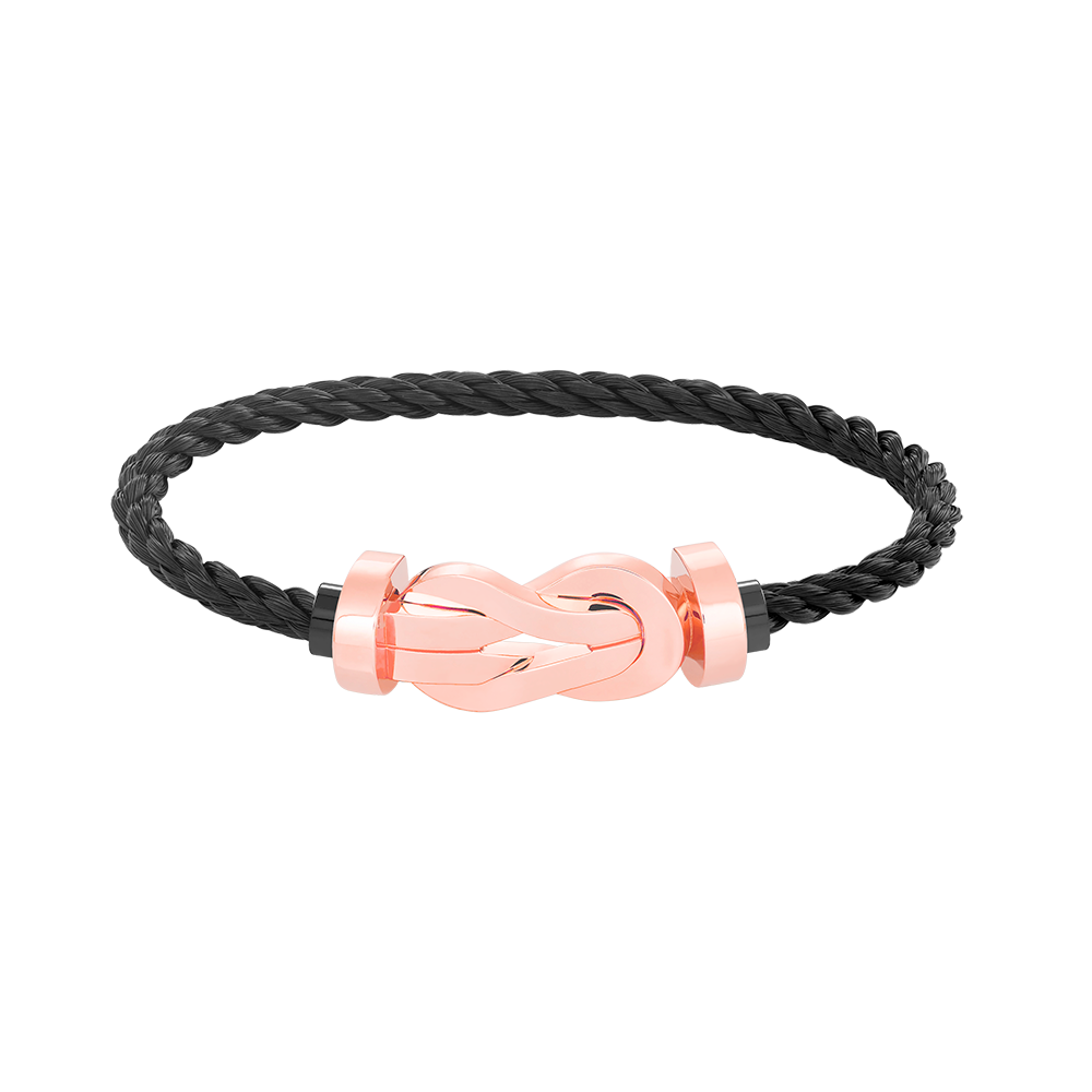 [MIRA]CHANCE LARGE 8 FIGURE BUCKLE NO DIAMOND BRACELET ROSE GOLD