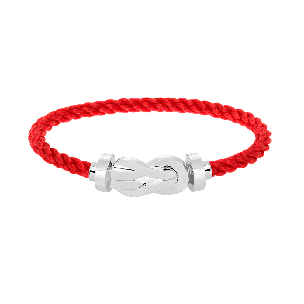 [MIRA]CHANCE LARGE 8 FIGURE BUCKLE NO DIAMOND BRACELET SILVER