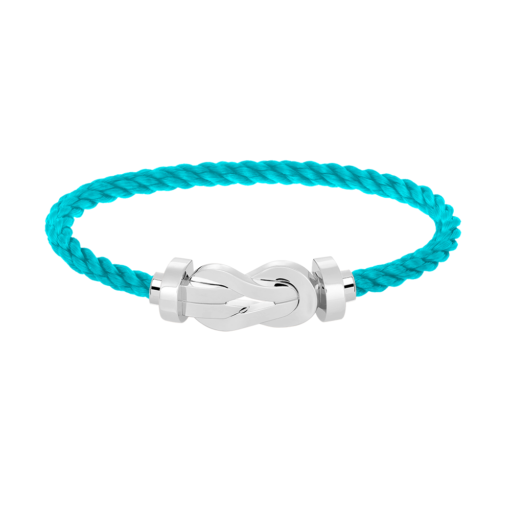 [MIRA]CHANCE LARGE 8 FIGURE BUCKLE NO DIAMOND BRACELET SILVER