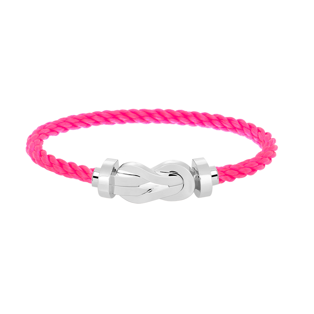 [MIRA]CHANCE LARGE 8 FIGURE BUCKLE NO DIAMOND BRACELET SILVER