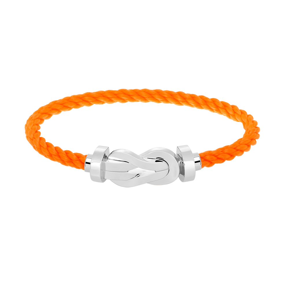 [MIRA]CHANCE LARGE 8 FIGURE BUCKLE NO DIAMOND BRACELET SILVER