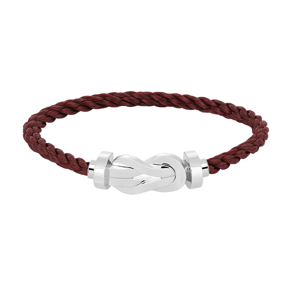 [MIRA]CHANCE LARGE 8 FIGURE BUCKLE NO DIAMOND BRACELET SILVER