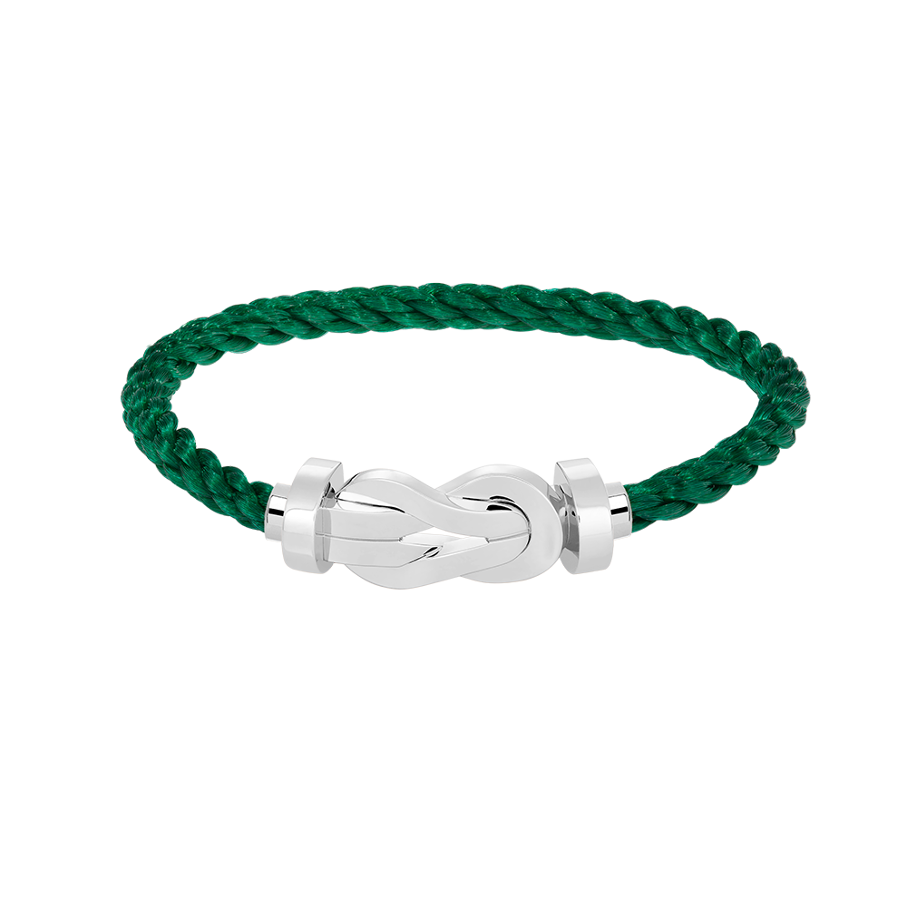 [MIRA]CHANCE LARGE 8 FIGURE BUCKLE NO DIAMOND BRACELET SILVER