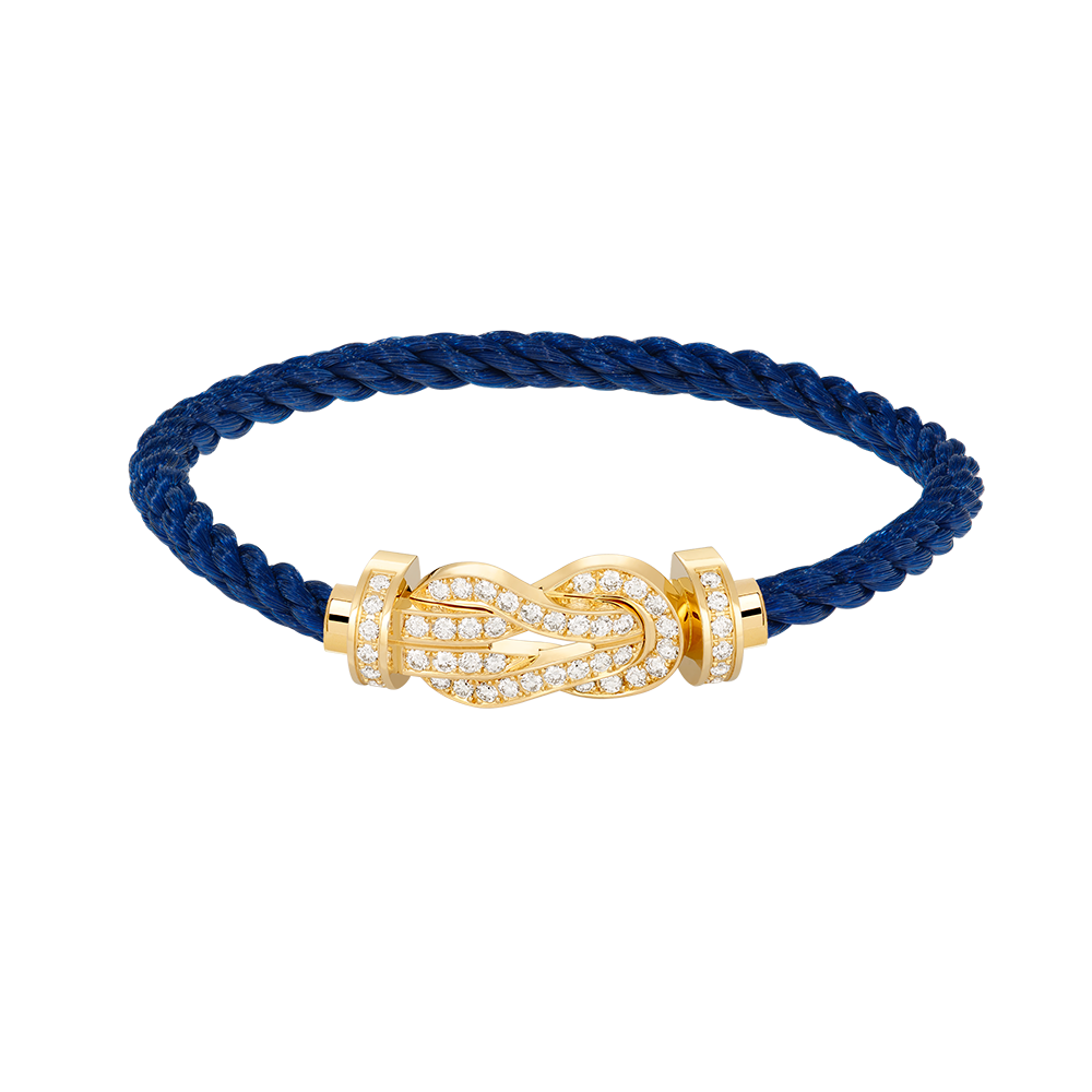 [MIRA]CHANCE LARGE 8 FIGURE BUCKLE FULLDIAMOND BRACELET GOLD