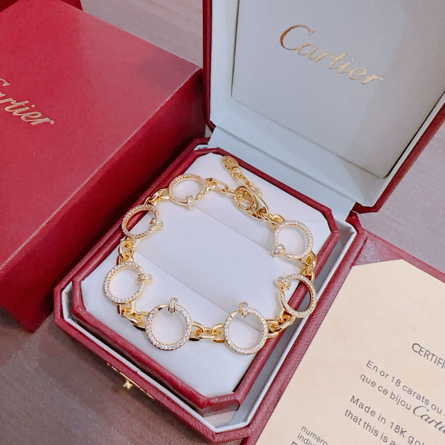 [MIRA]LOVE&JUSTE BRACELET DIAMONDS