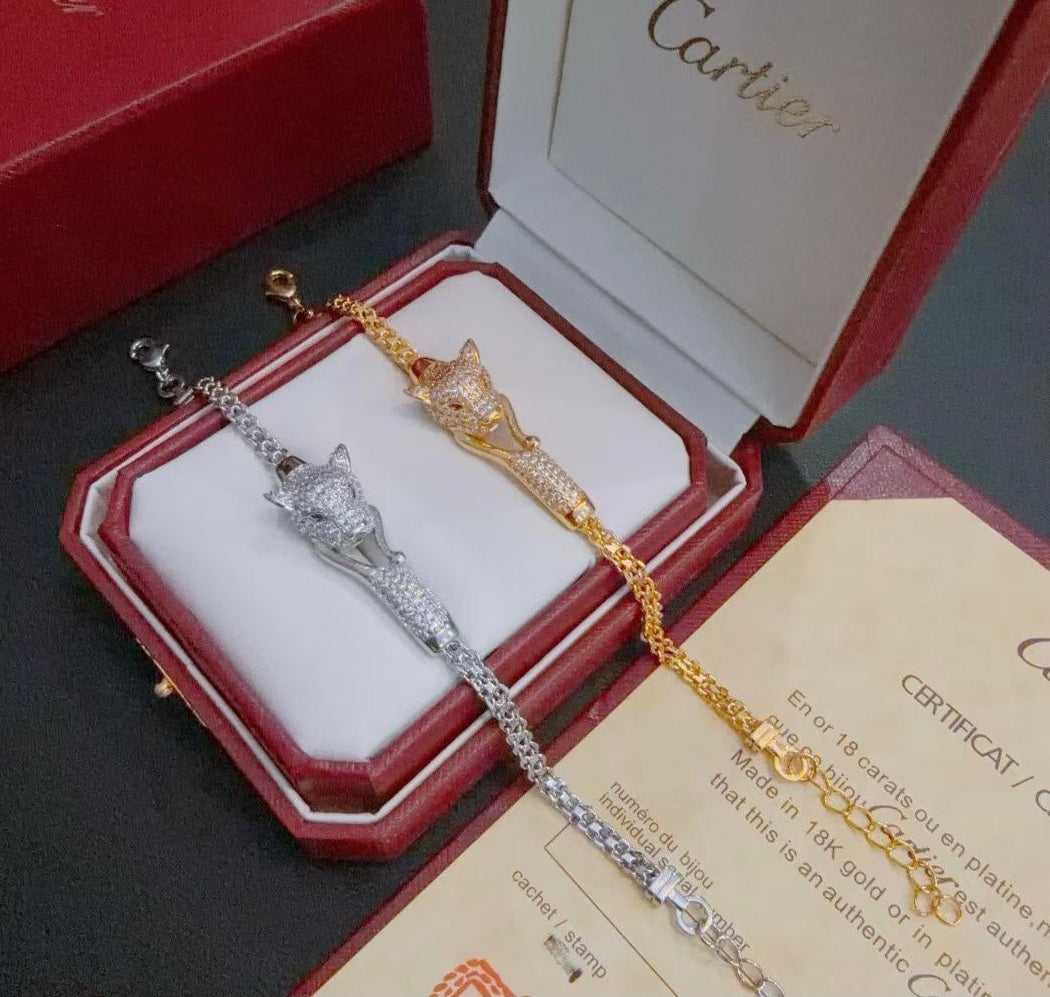 [MIRA]PANTHERE  BRACELET DIAMONDS