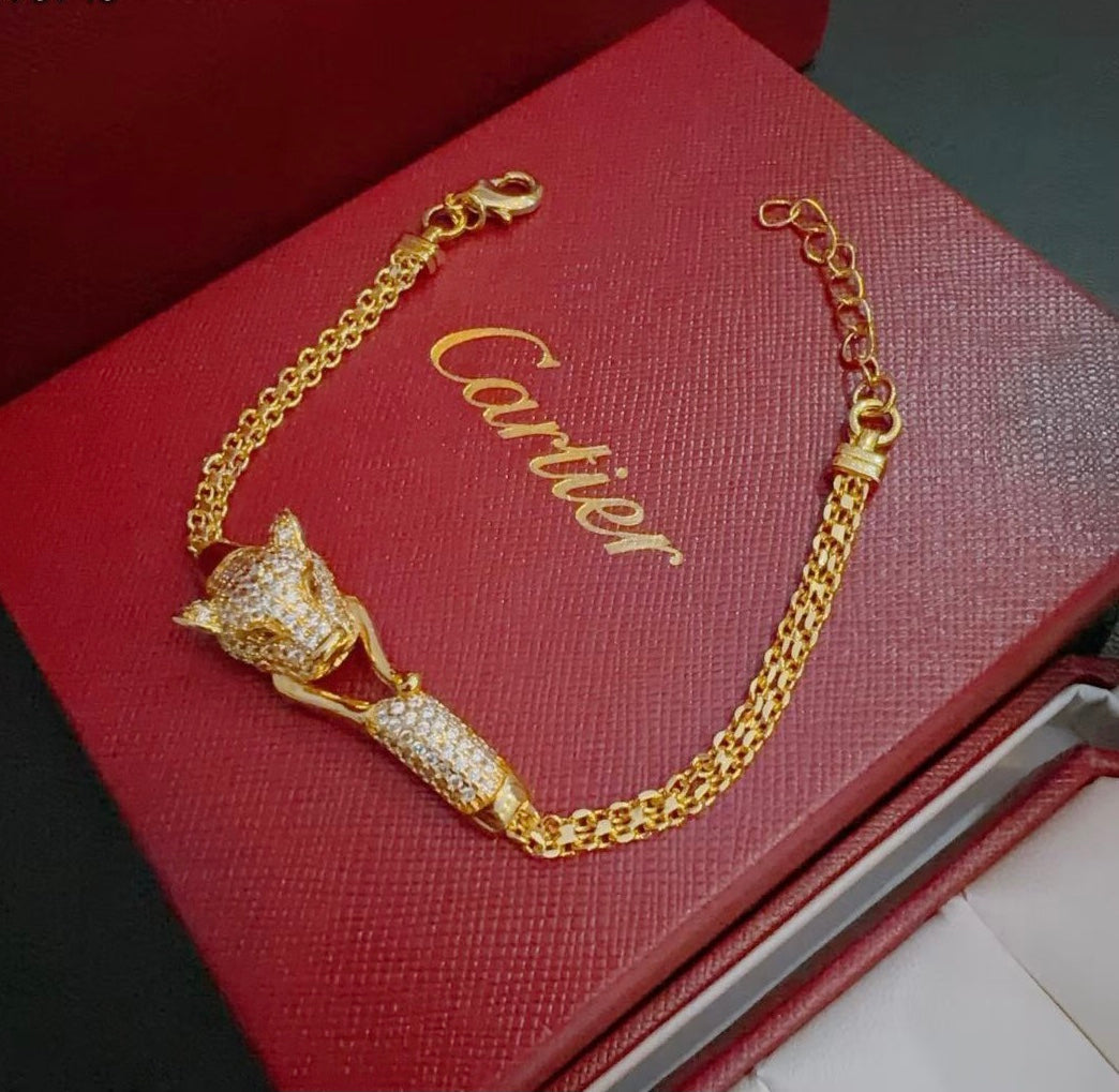 [MIRA]PANTHERE  BRACELET DIAMONDS