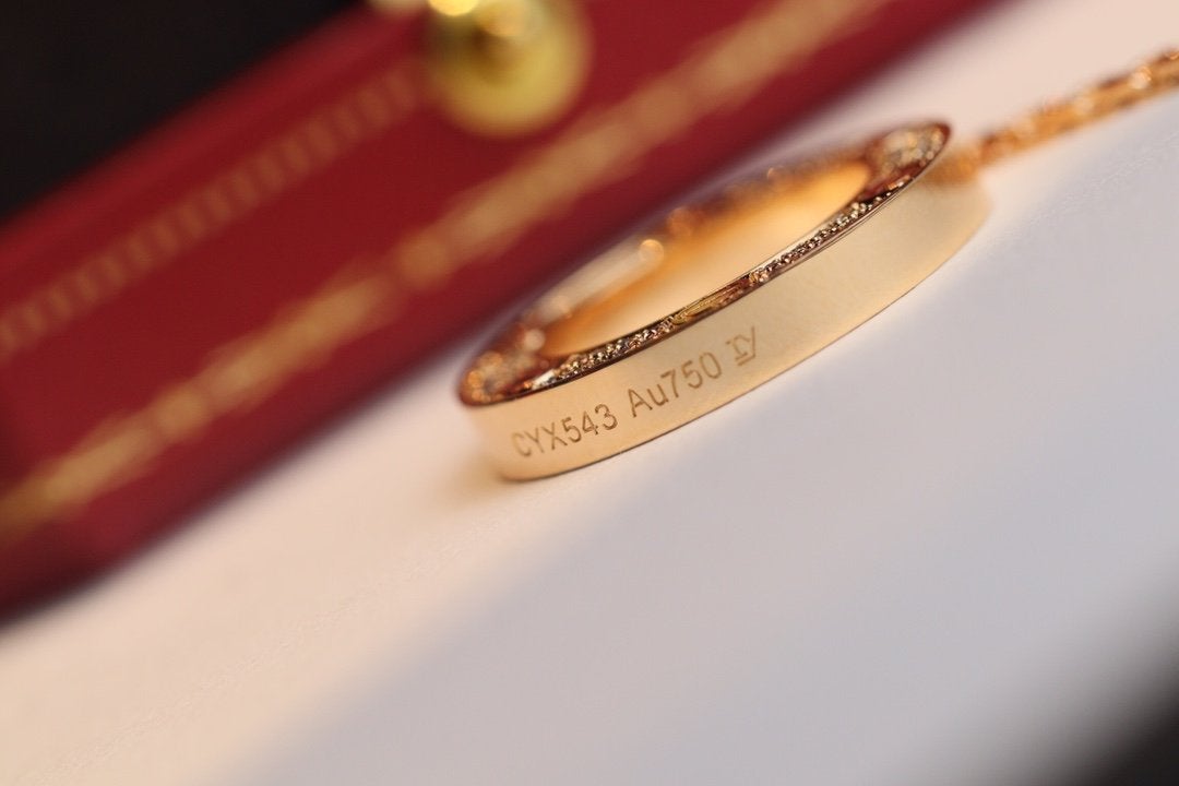 [MIRA]LOVE NECKLACE ADJUSTABLE ROSE GOLD