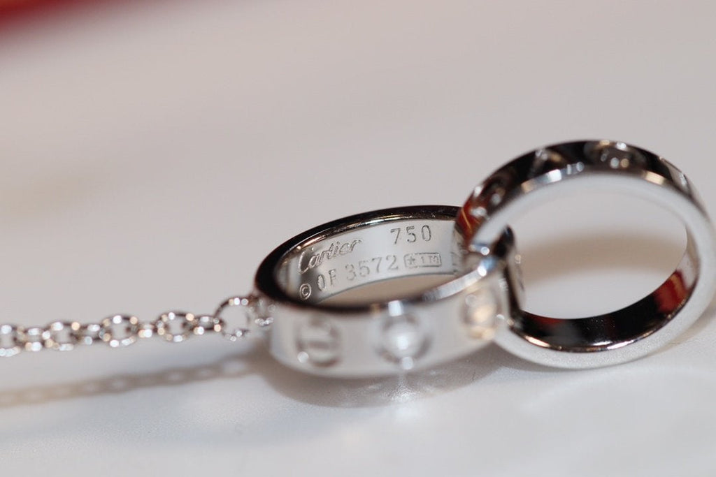 [MIRA]LOVE NECKLACE PINK GOLD AND SILVER