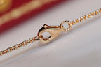 [MIRA]LOVE NECKLACE PINK GOLD AND SILVER