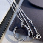 [MIRA]JUSTE NECKLACE SILVER DIAMONDS