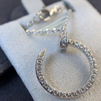 [MIRA]JUSTE NECKLACE SILVER DIAMONDS