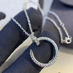 [MIRA]JUSTE NECKLACE SILVER DIAMONDS