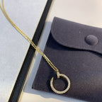 [MIRA]JUSTE NECKLACE GOLD DIAMONDS
