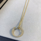 [MIRA]JUSTE NECKLACE GOLD DIAMONDS
