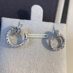 [MIRA]JUSTE EARRINGS SILVER DIAMONDS
