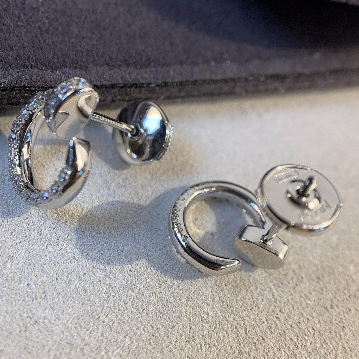 [MIRA]JUSTE EARRINGS SILVER DIAMONDS