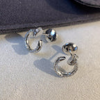 [MIRA]JUSTE EARRINGS SILVER DIAMONDS