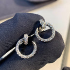 [MIRA]JUSTE EARRINGS SILVER DIAMONDS