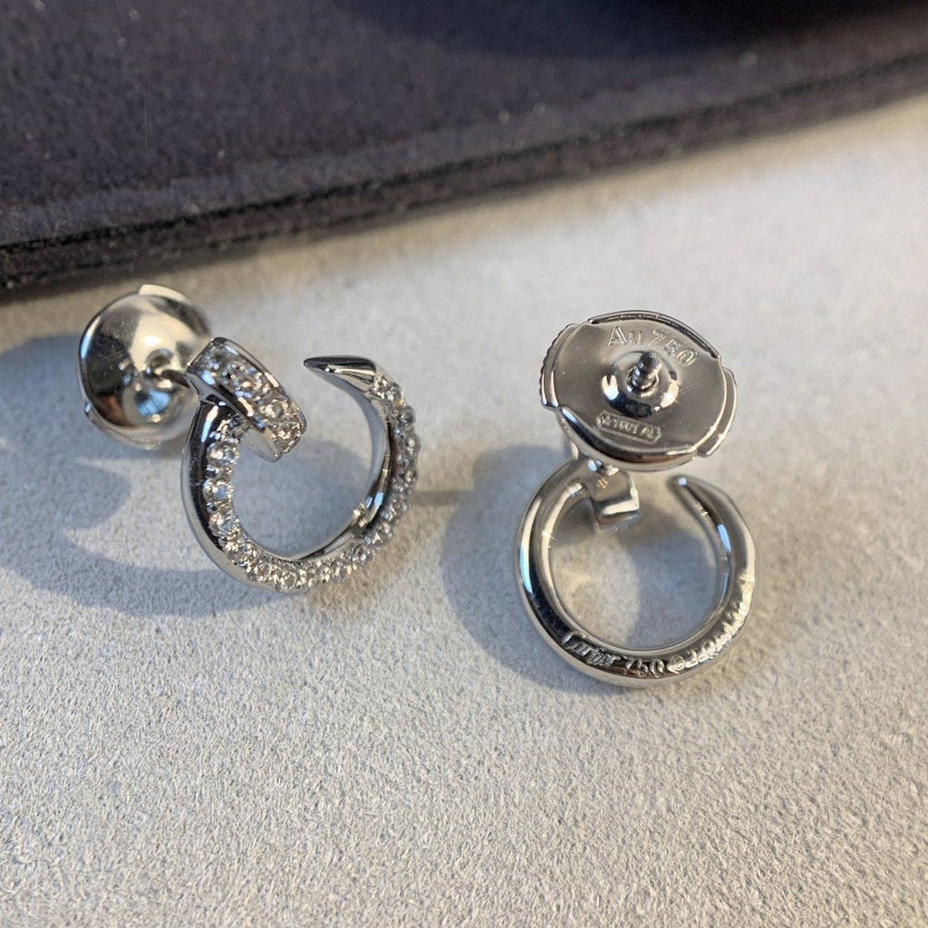 [MIRA]JUSTE EARRINGS SILVER DIAMONDS