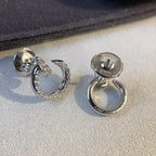 [MIRA]JUSTE EARRINGS SILVER DIAMONDS