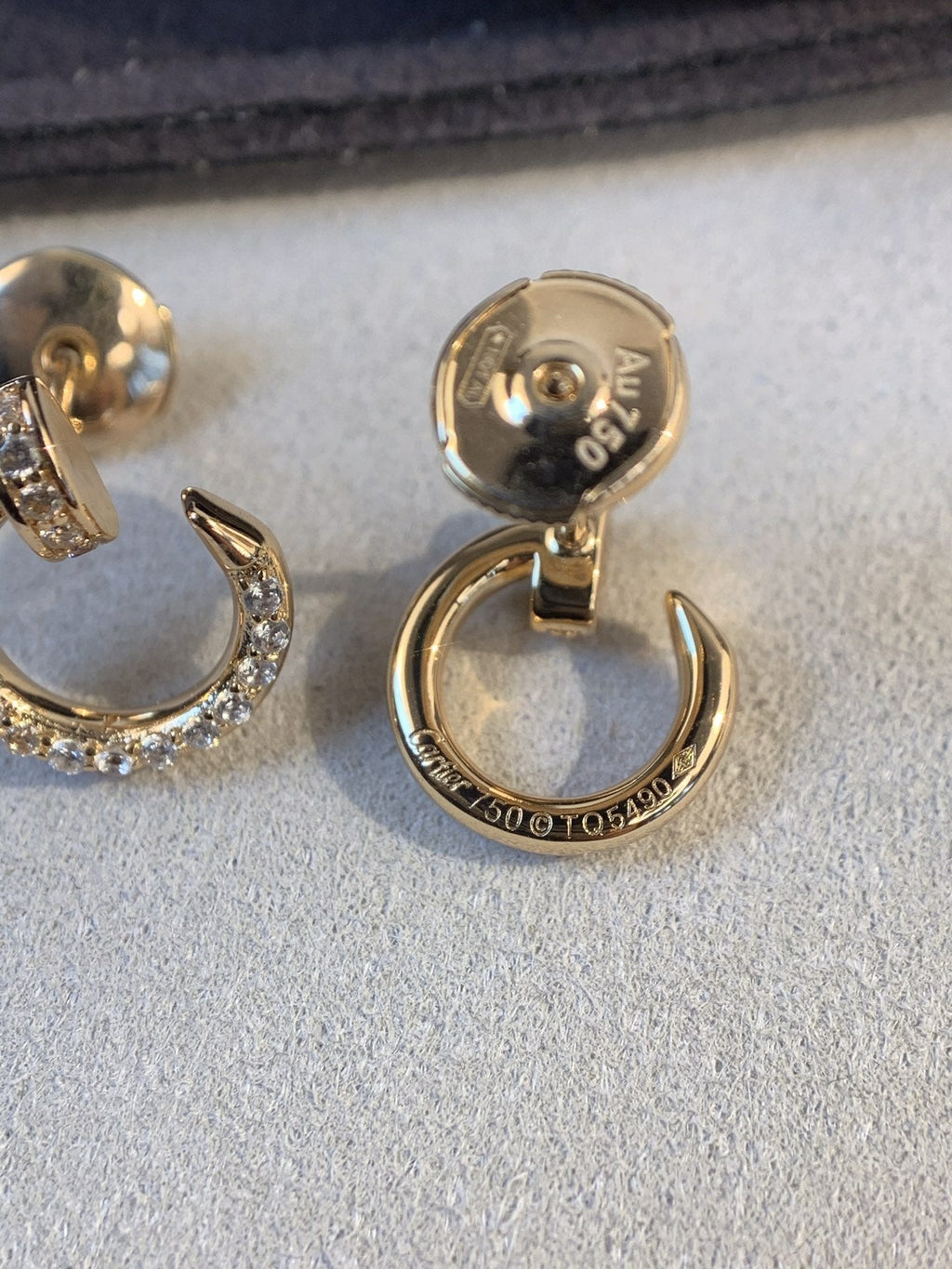 [MIRA]JUSTE EARRINGS GOLD DIAMONDS