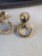 [MIRA]JUSTE EARRINGS GOLD DIAMONDS