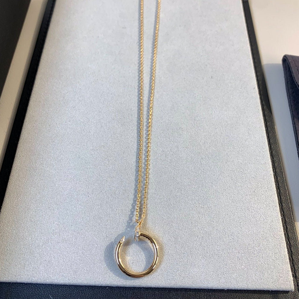 [MIRA]JUSTE NECKLACE PINK GOLD