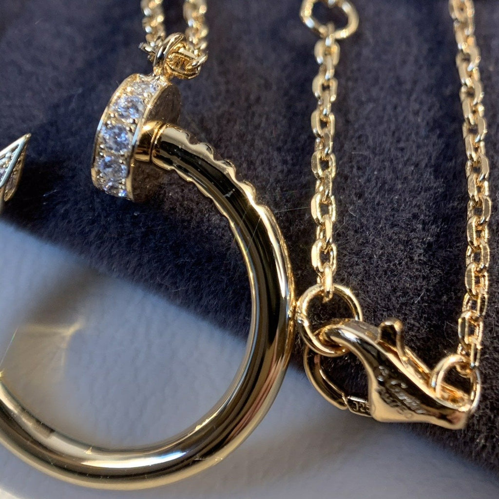 [MIRA]JUSTE NECKLACE PINK GOLD
