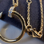 [MIRA]JUSTE NECKLACE PINK GOLD