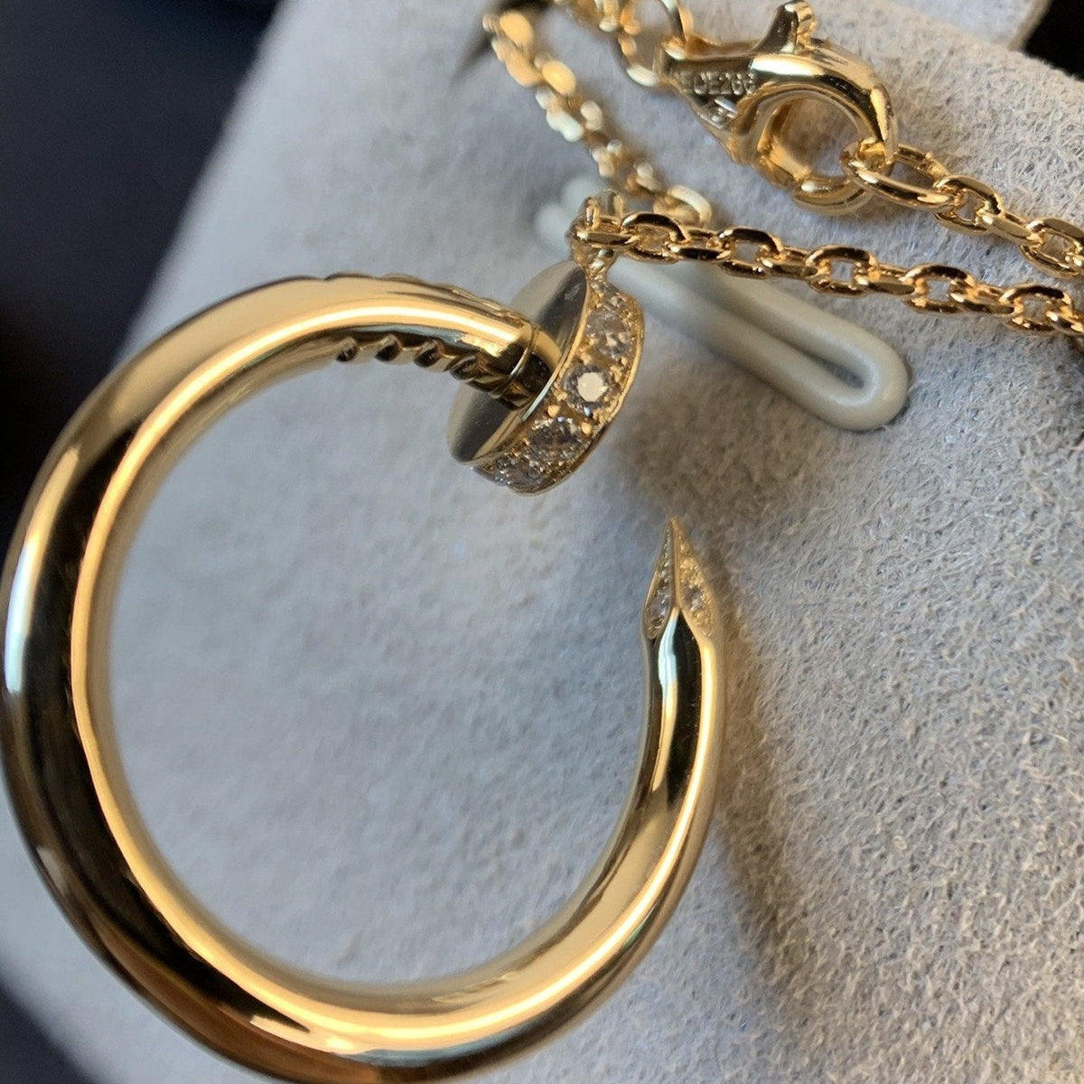 [MIRA]JUSTE NECKLACE PINK GOLD