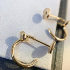 [MIRA]JUSTE EARRINGS PINK GOLD