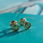 [MIRA]LOVE EARRINGS PINK GOLD 10MM