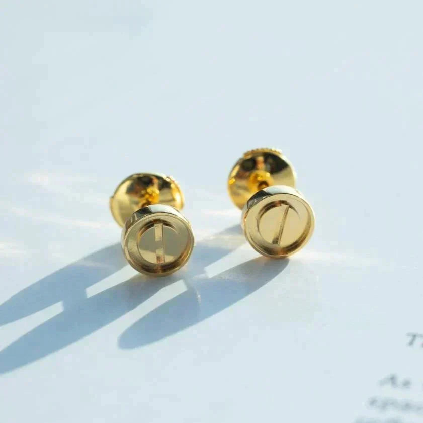 [MIRA]LOVE EARRINGS GOLD 10MM