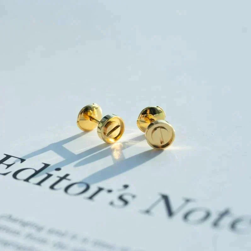 [MIRA]LOVE EARRINGS GOLD 10MM