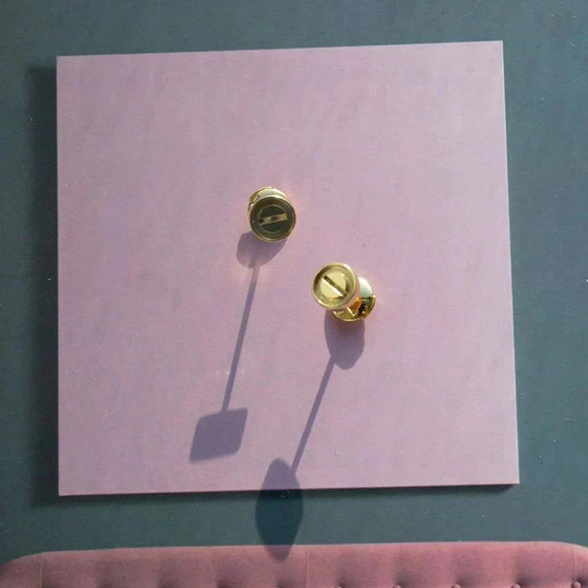 [MIRA]LOVE EARRINGS GOLD 10MM
