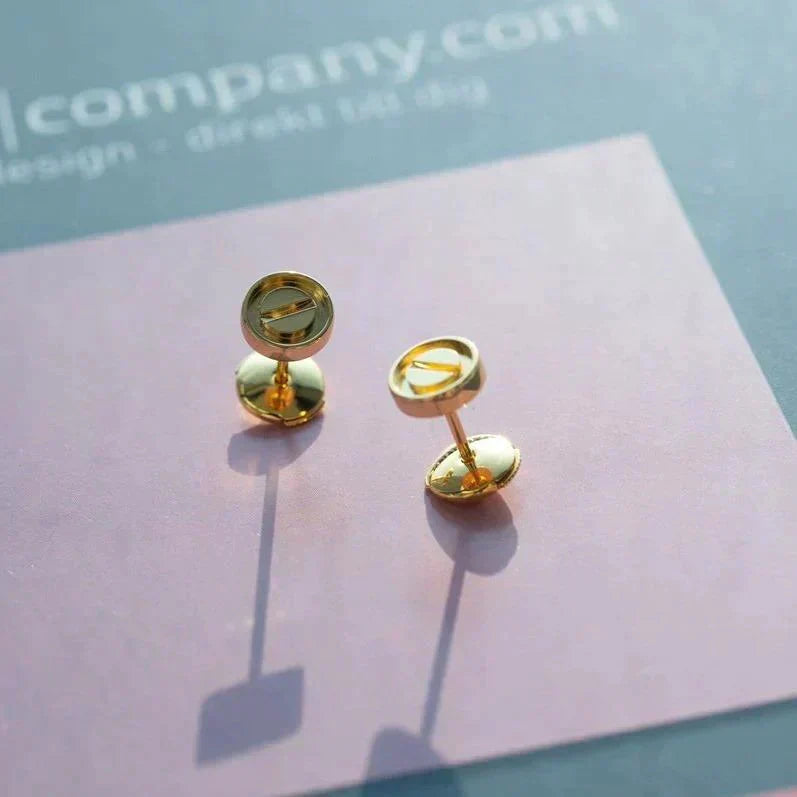 [MIRA]LOVE EARRINGS GOLD 10MM