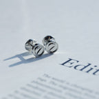 [MIRA]LOVE EARRINGS SILVER 10MM
