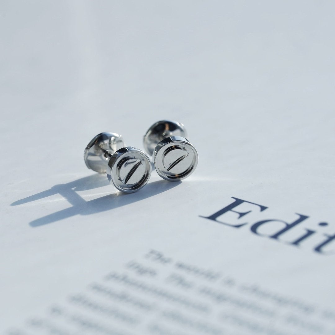 [MIRA]LOVE EARRINGS SILVER 10MM