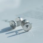 [MIRA]LOVE EARRINGS SILVER 10MM