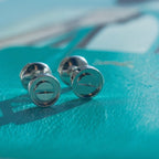 [MIRA]LOVE EARRINGS SILVER 10MM