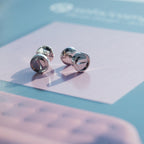 [MIRA]LOVE EARRINGS SILVER 10MM