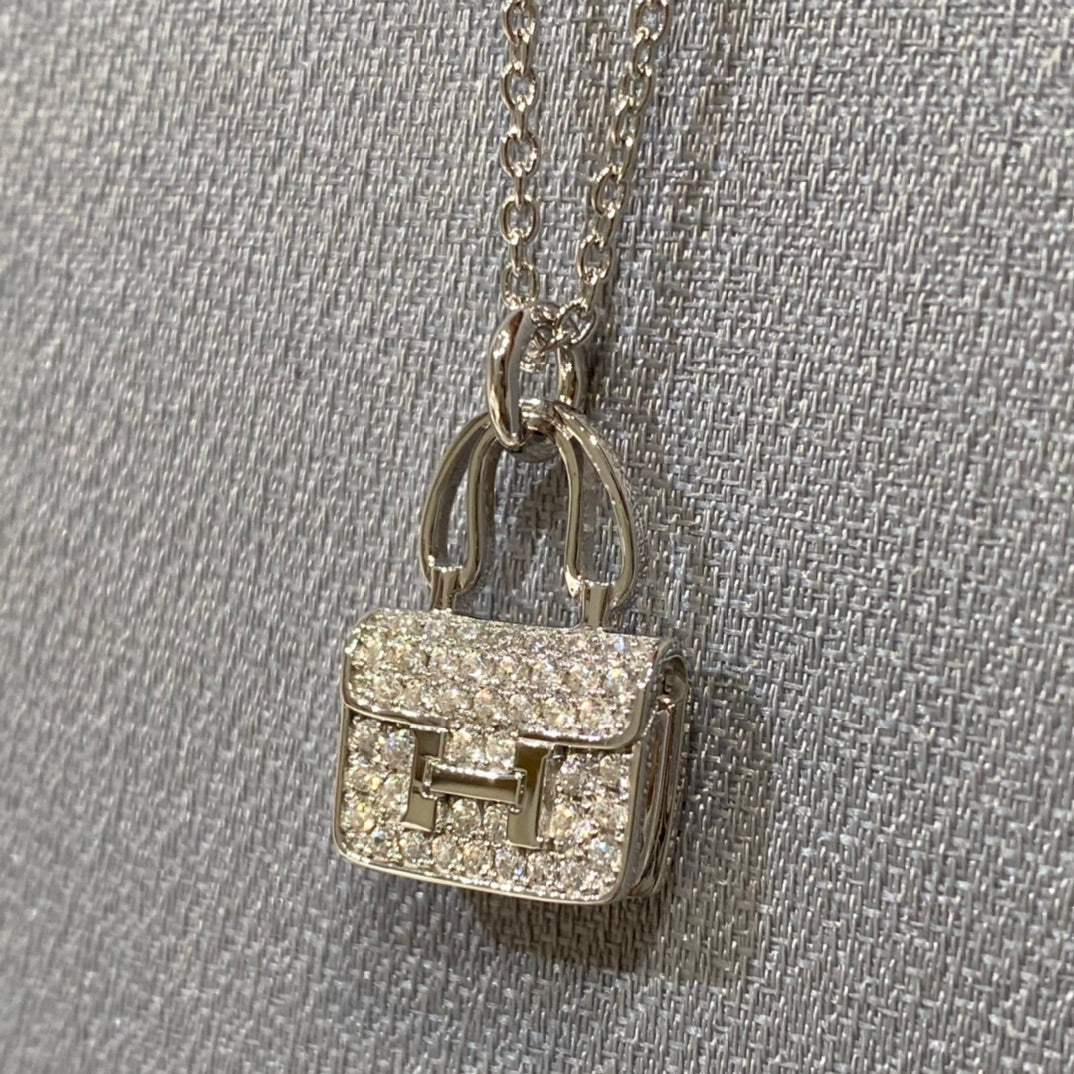 [MIRA]CONSTANCE PEDANT DIAMOND NECKLACE