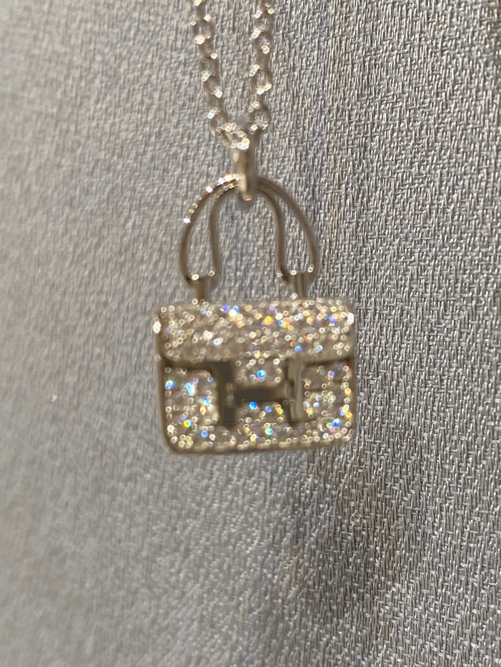 [MIRA]CONSTANCE PEDANT DIAMOND NECKLACE