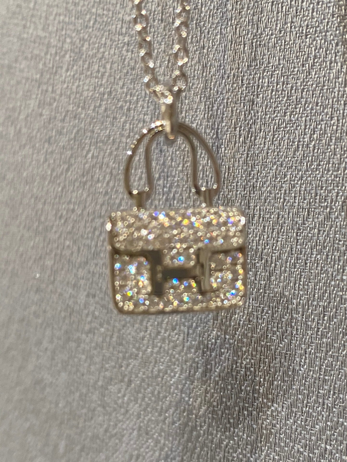 [MIRA]CONSTANCE PEDANT DIAMOND NECKLACE