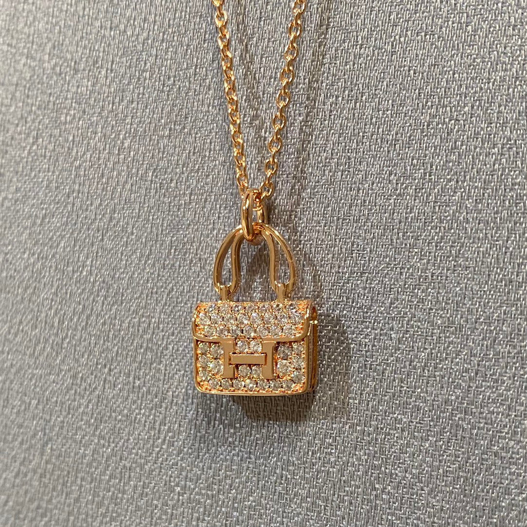 [MIRA]CONSTANCE PEDANT DIAMOND NECKLACE