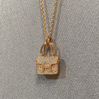 [MIRA]CONSTANCE PEDANT DIAMOND NECKLACE