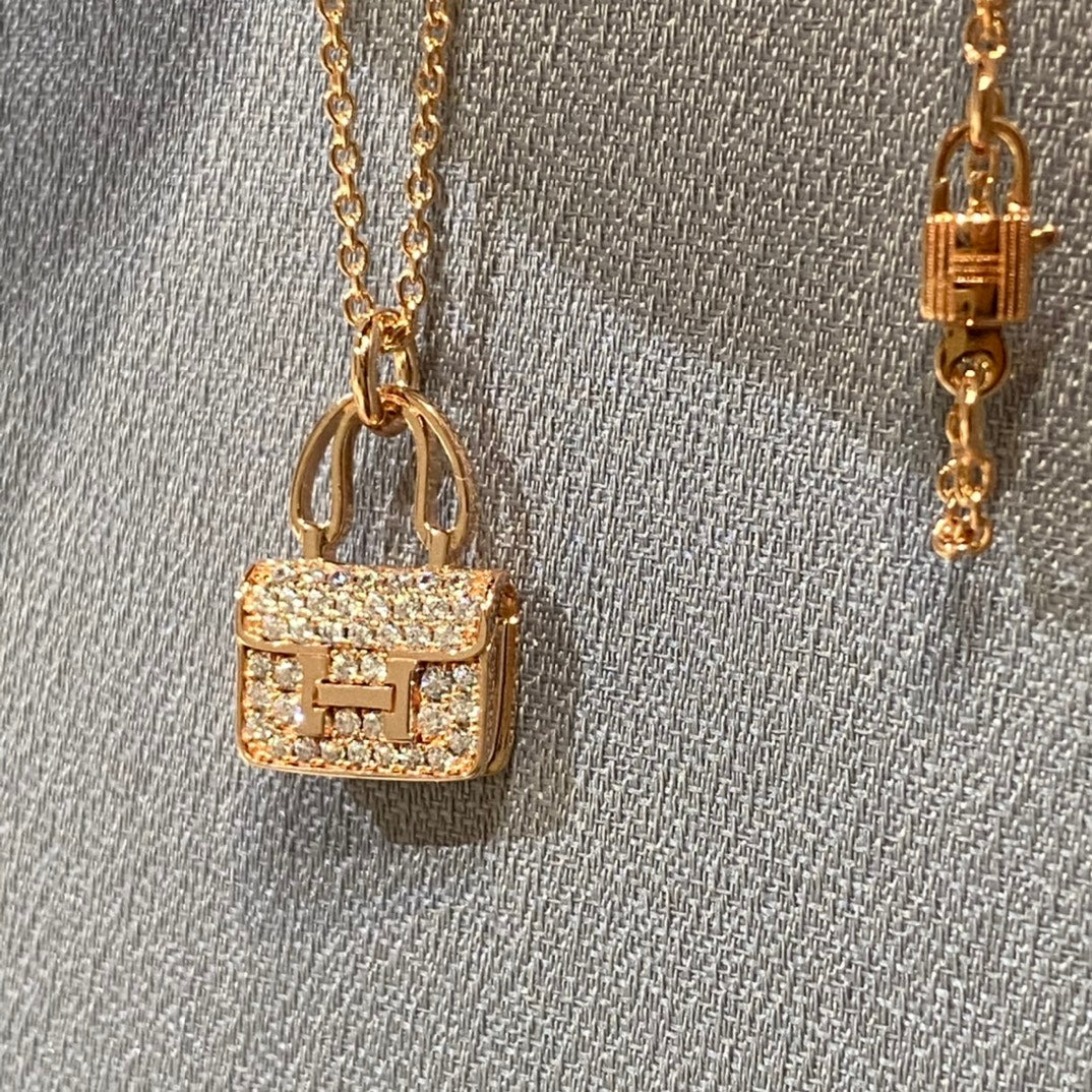 [MIRA]CONSTANCE PEDANT DIAMOND NECKLACE
